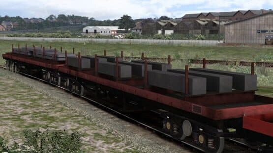 TS Marketplace: BDA 80t Bogie Bolster Wagon Pack — screenshot 5