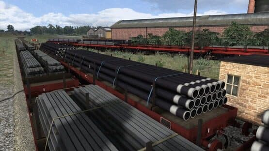 TS Marketplace: BDA 80t Bogie Bolster Wagon Pack — screenshot 6