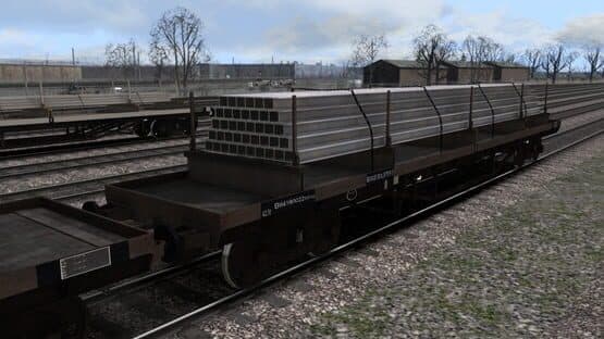 TS Marketplace: BDO 60T Unfitted Bogie Bolster Wagon Pack — screenshot 6