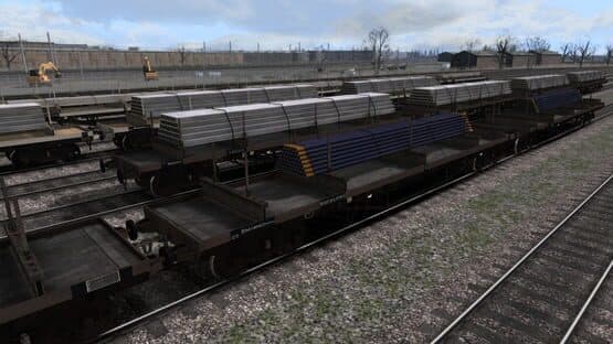 TS Marketplace: BDO 60T Unfitted Bogie Bolster Wagon Pack — screenshot 8
