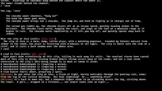 The Unofficial Squaresoft MUD — screenshot 5