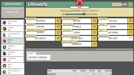 Crashword — screenshot 1