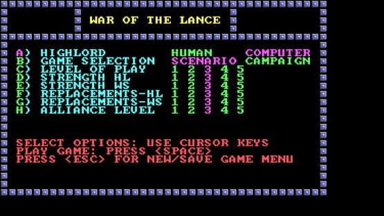 War of the Lance — screenshot 2