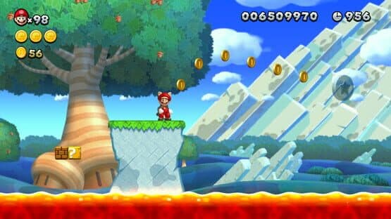 New Super Mario Bros. U but the Floor is Lava — screenshot 1