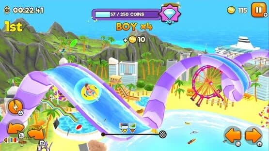 Uphill Rush Water Park Racing — screenshot 1