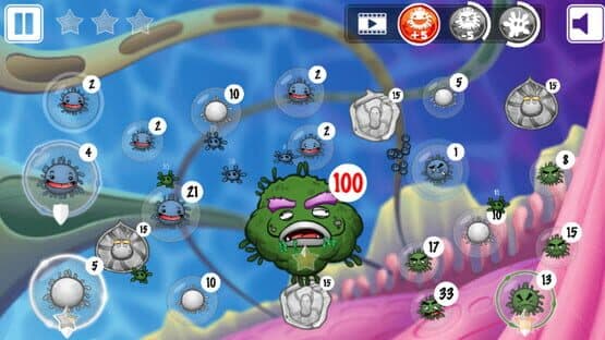 NanoWar: Cells vs. Virus — screenshot 2