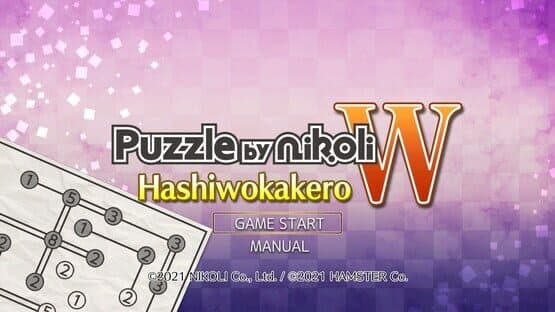 Puzzle by Nikoli W Hashiwokakero — screenshot 1