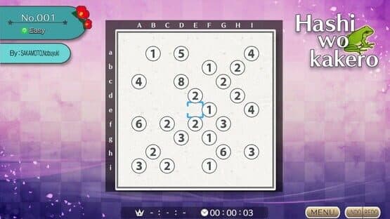 Puzzle by Nikoli W Hashiwokakero — screenshot 2