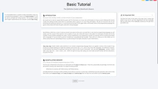 Brainfuck — screenshot 2