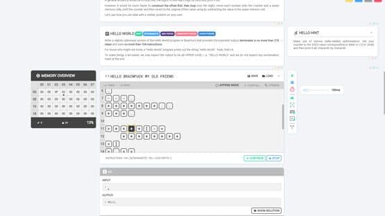 Brainfuck — screenshot 3