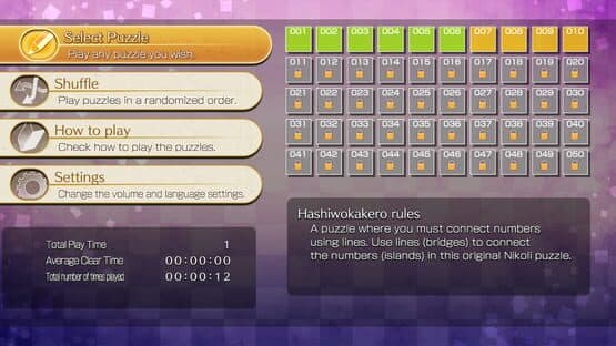 Puzzle by Nikoli S Hashiwokakero — screenshot 5