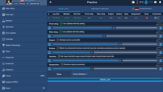 GPRO: Classic Racing Manager — screenshot 3