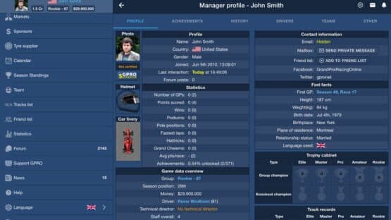 GPRO: Classic Racing Manager — screenshot 4