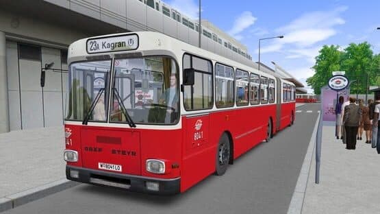 OMSI 2: Steam Edition - AI-Articulated Bus for Vienna — screenshot 1