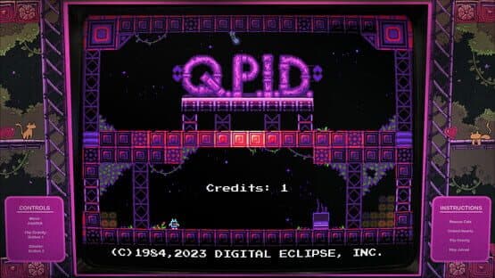 Digital Eclipse Arcade: Q.P.I.D. — screenshot 1