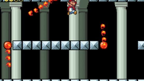 Super Mario Advance 4: Super Mario Bros. 3-e - Swinging Bars of Doom — screenshot 1