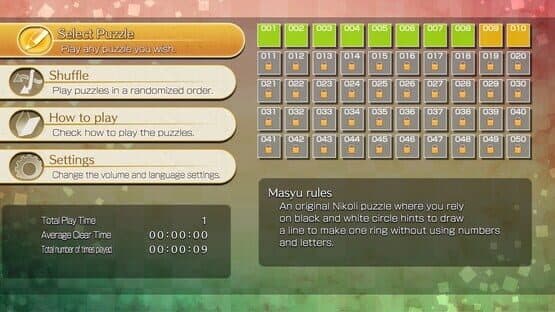 Puzzle by Nikoli W Masyu — screenshot 5