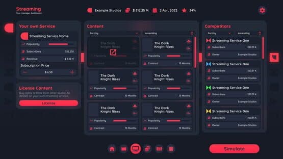 Film Studio Manager — screenshot 3