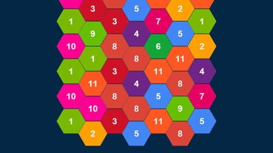 Drag n Merge Hexagons — screenshot 2