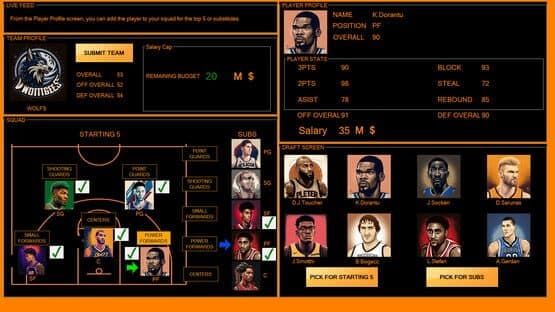 NFBL: National Fantasy Basketball League — screenshot 2