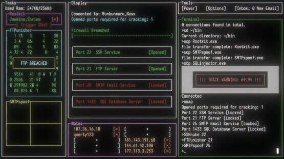 Hifuu OS: Hack Into the Barrier — screenshot 2