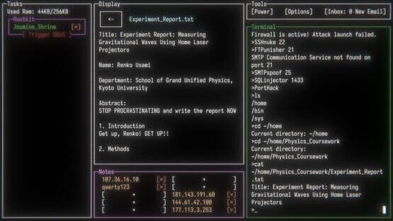 Hifuu OS: Hack Into the Barrier — screenshot 7