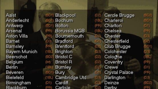 Championship Manager: Season 97/98 — screenshot 1