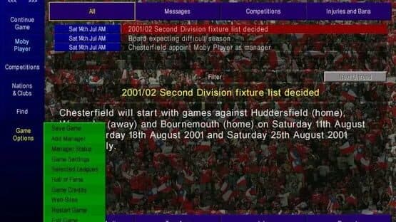 Championship Manager: Season 01/02 — screenshot 3