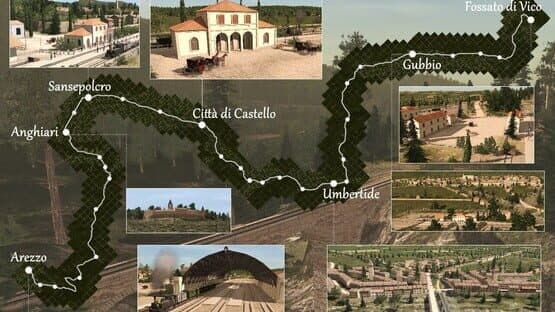 Trainz 2022: Ferrovia Appennino Centrale 1899 — screenshot 4