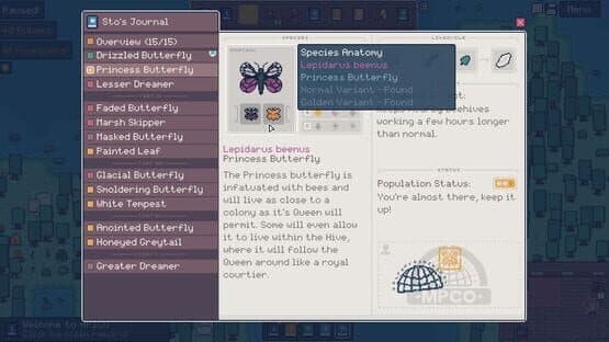 Apico 2.0: I Can’t Beelieve it’s Not Butter(flies)! — screenshot 2