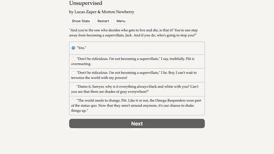 Unsupervised — screenshot 1