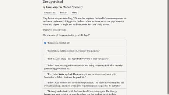 Unsupervised — screenshot 2