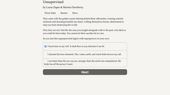 Unsupervised — screenshot 4