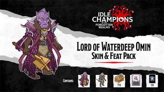 Idle Champions: Lord of Waterdeep Omin Skin & Feat Pack — screenshot 1
