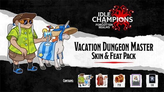 Idle Champions: Vacation Dungeon Master Skin & Feat Pack — screenshot 1