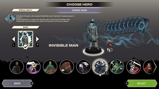 Unmatched: Digital Edition - Invisible Man — screenshot 1