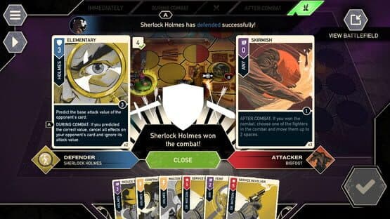 Unmatched: Digital Edition - Sherlock Holmes — screenshot 4