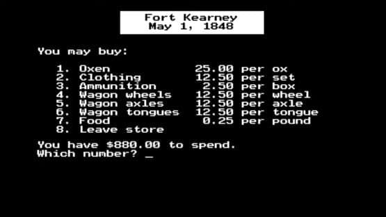The Oregon Trail: Classic Edition — screenshot 1