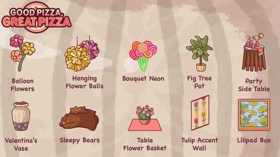 Good Pizza, Great Pizza: Floral Nostalgia Set — screenshot 1