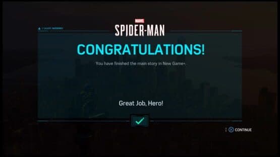 Marvel's Spider-Man: New Game Plus Update — screenshot 1