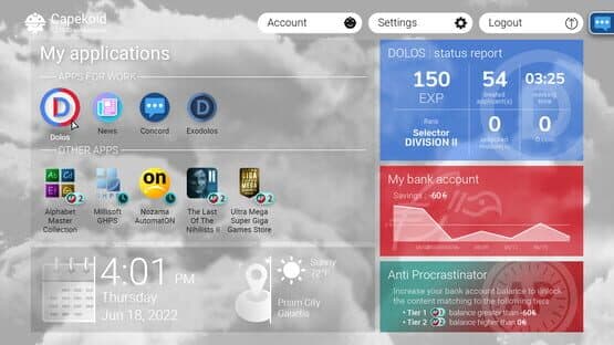 Dolos: Your Best Future — screenshot 1