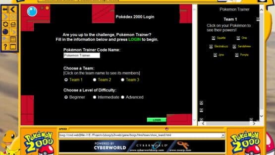 Pokémon 2000 Adventure Game — screenshot 3