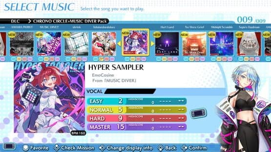 Groove Coaster: Wai Wai Party!!!! - Chrono Circle + Music Diver Pack — screenshot 1