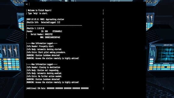 Finish Report — screenshot 1