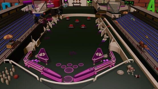 Roxy Raccoon's Pinball Panic: Sports Spectacle — screenshot 1