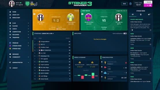 Striker Manager 3 — screenshot 1