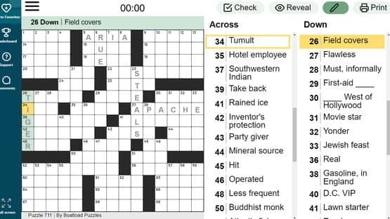 The Daily Crossword — screenshot 2