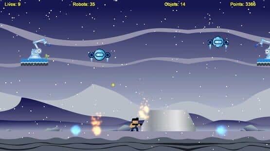 Cabezurrio vs Robots — screenshot 1