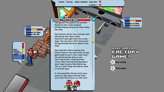 Mini-Mario Factory Game! — screenshot 1