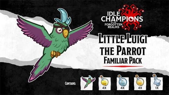 Idle Champions: Little Luigi the Parrot Familiar Pack — screenshot 1